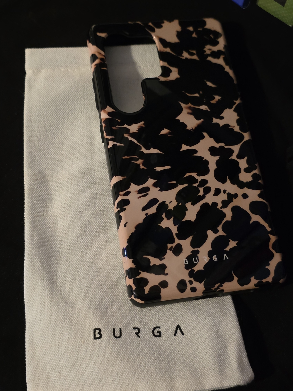 BURGA Wild Card Samsung Galaxy S25 Ultra Tough Case Black + Pouch